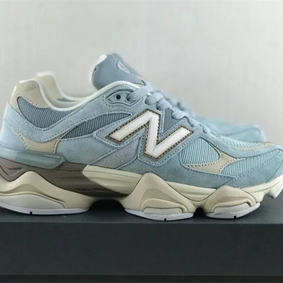 New Balance 9060 Mens Sneakers in Blue Haze and Beige - Picture 11 of 15